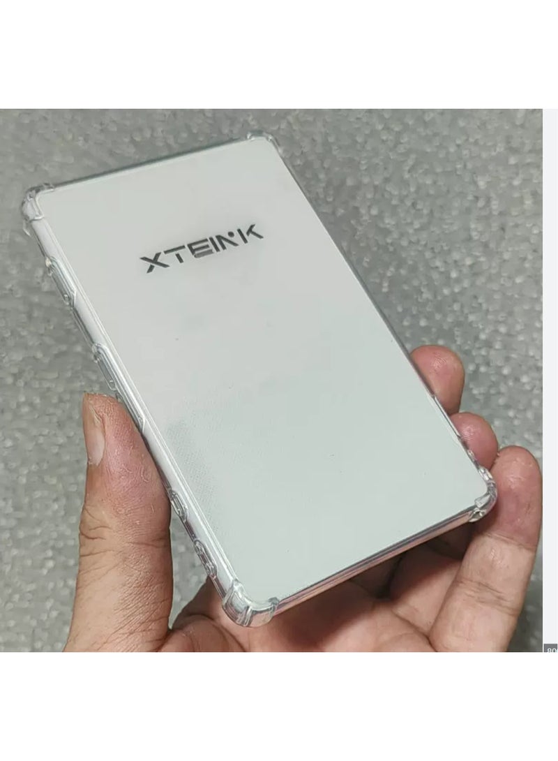 XTEINK X4 4.3" E-Book Reader Protective Case, Transparent Clear Flexible Slim TPU with Reinforced Corner Shock Absorption Silicone Rubber Case Cover - Image 5