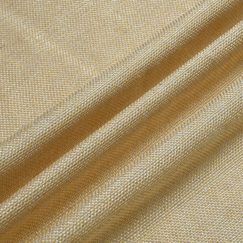 FRESH FROM LOOM opaque Jute Curtains for Door 7 Feet LongMedium Window CurtainYarn Weaved PardaModern Parde for Living Room BedroomScreens with Eyelet RingHypoallergenic Cream 2Pc - Image 4
