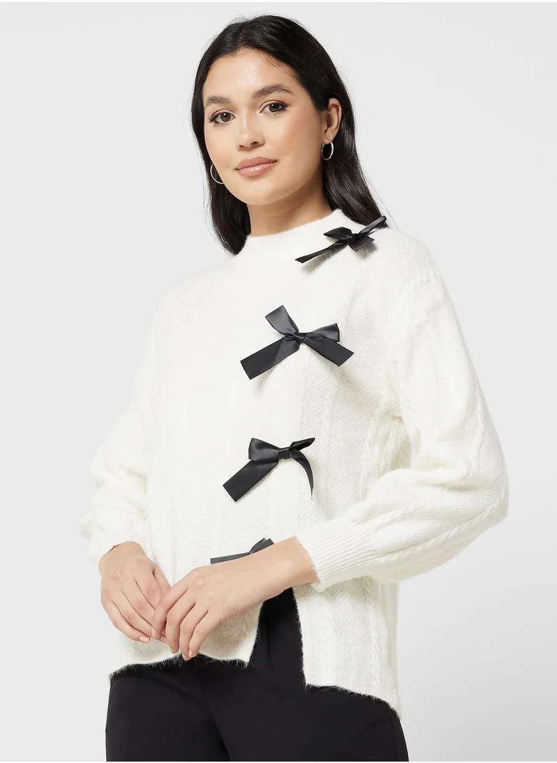 ELLA Textured Button Down Cardigan