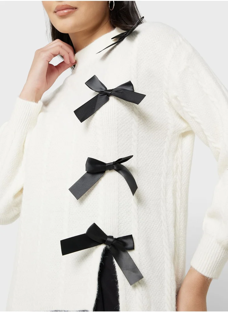 ELLA Textured Button Down Cardigan