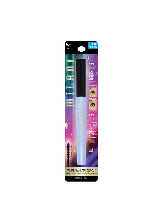 Milani Waterproof Mascara Volume and Length, Highly Rated Anti-Gravity Black Shade with Castor Oil and Molded Hourglass Shaped Lash Coating Mascara Wand - Image 4