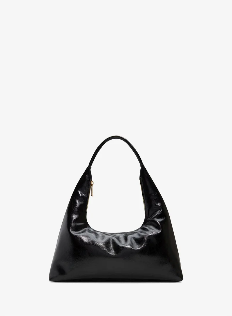 CALL IT SPRING DANII Glossy Zippered Hobo Bag
