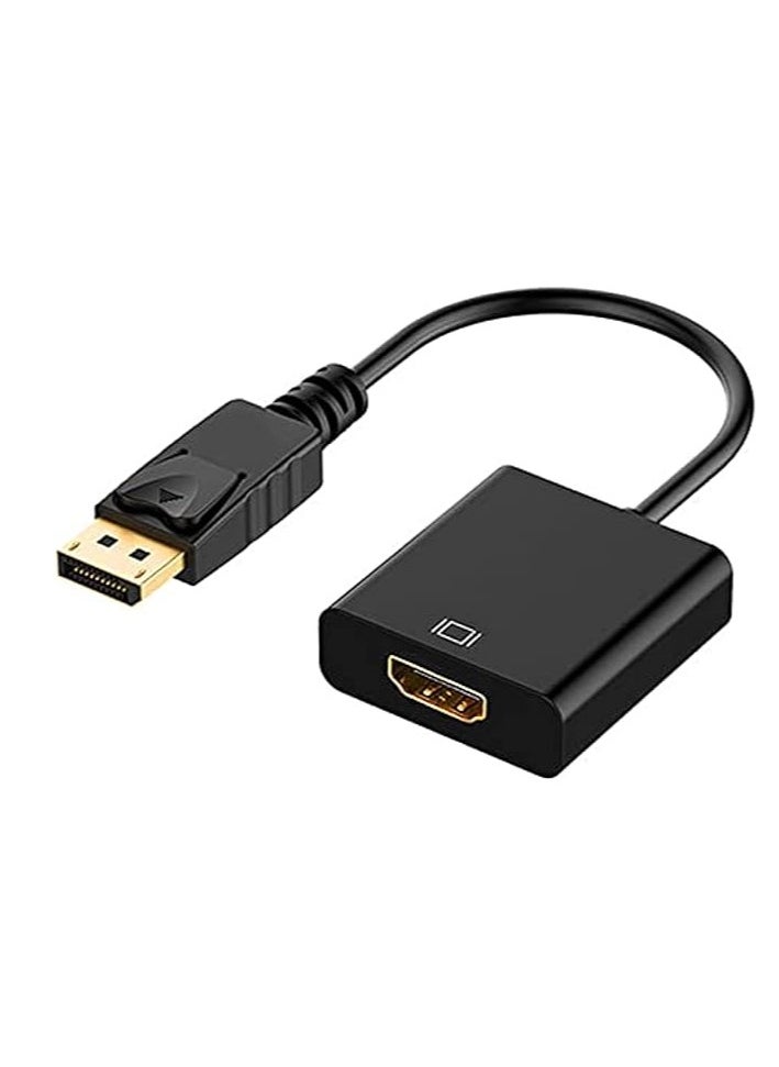 Generic DisplayPort to HDMI Adapter Cable – Male DisplayPort to Female HDMI Converter for PC to Monitor/TV  - Image 1