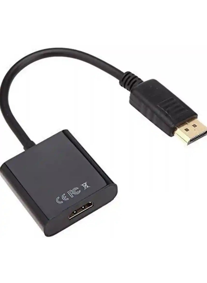 Generic DisplayPort to HDMI Adapter Cable – Male DisplayPort to Female HDMI Converter for PC to Monitor/TV  - Image 2