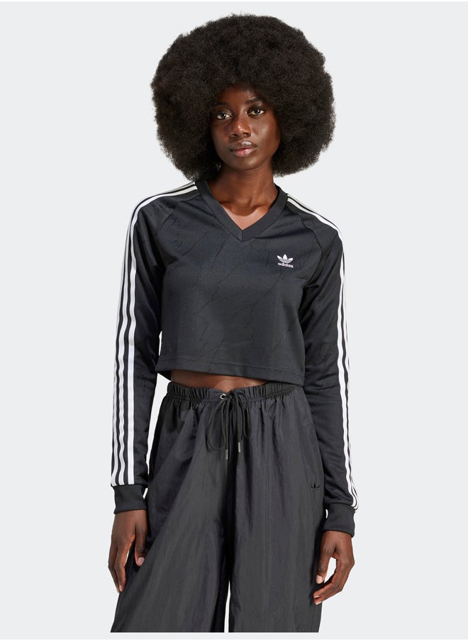 adidas Originals - Long Sleeve Cropped Jersey - Image 1