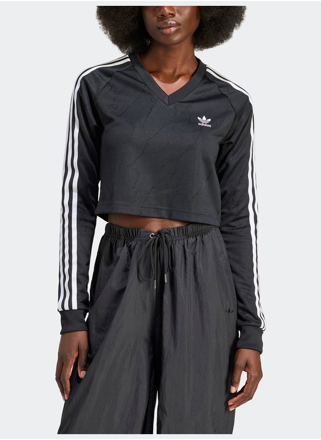 adidas Originals - Long Sleeve Cropped Jersey - Image 1