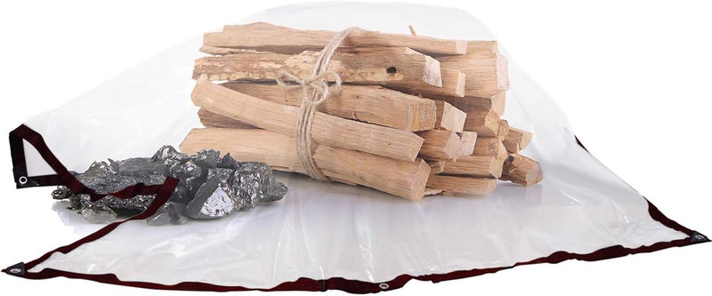 Shappy شابي غطاء شفاف مقاوم للماء غطاء ثقيل مقاوم للماء مع حلقات وحبل مرن عزل مضاد للشيخوخة غطاء PE قماش للحديقة والنباتات والأثاث الخارجي وحظيرة الدجاج والفناء 10 × 10 قدم - Image 5