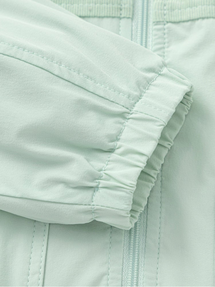 بالابالا جاكيت بسحّاب بلون موحد ولمسة كوردروي للأولاد - Image 5