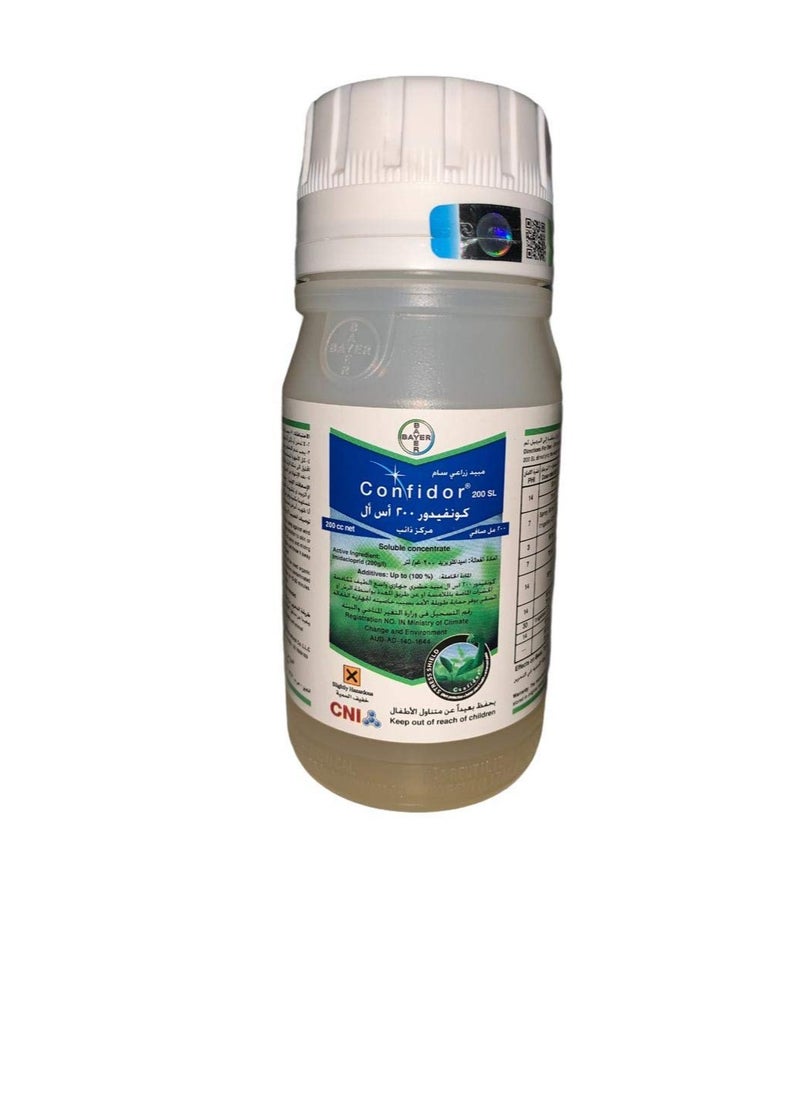 BAYER - BAYER Confidor an MOCCAE Approved Insecticide for Plants Made in Germany No.1 Choice of Gardeners 250 ML - Image 1