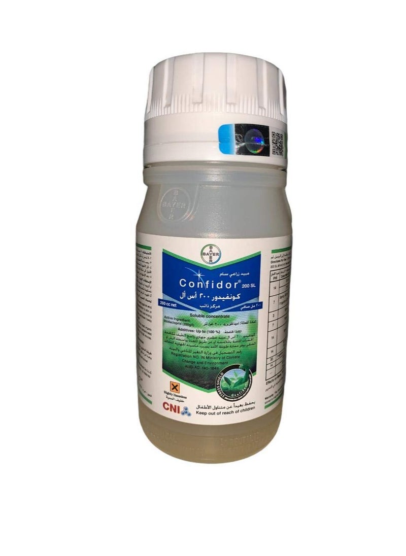 BAYER - BAYER Confidor an MOCCAE Approved Insecticide for Plants Made in Germany No.1 Choice of Gardeners 250 ML - Image 1