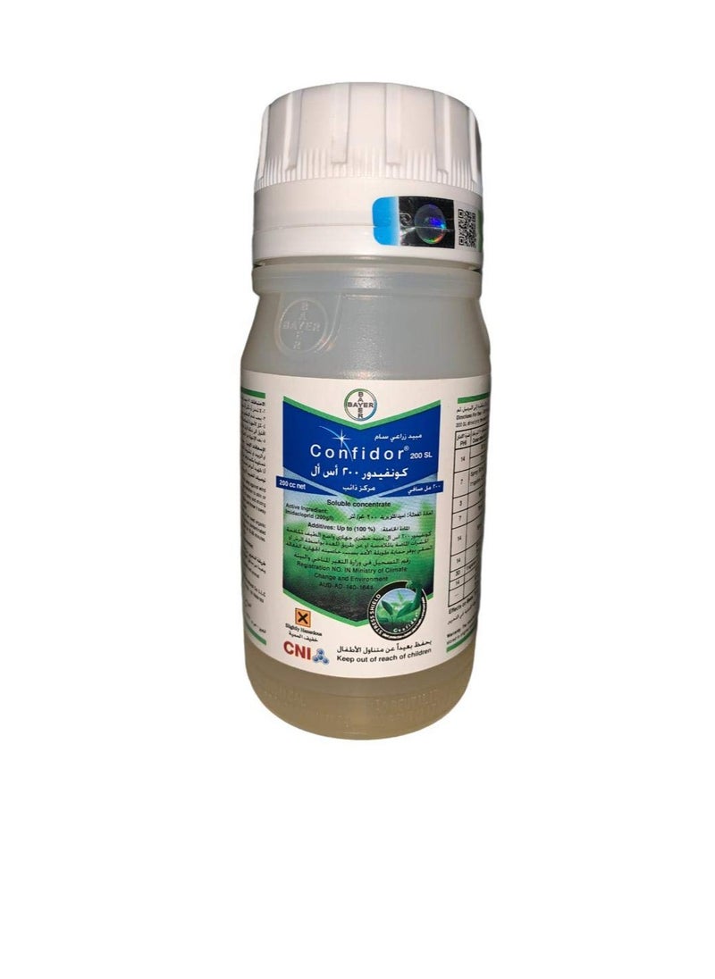 BAYER - BAYER Confidor an MOCCAE Approved Insecticide for Plants Made in Germany No.1 Choice of Gardeners 250 ML - Image 1