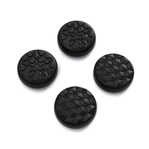 PlayVital Thumb Grip Caps for Steam Deck LCD, Silicone Thumbsticks Grips Joystick Caps for Steam Deck OLED - Diamond Grain & Crack Bomb Design - Image 1