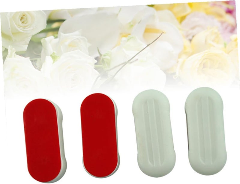 8pcs Toilet Seat Bumpers Kit Strong Adhesive Cushioned Replacement Pads Abs Plastic with Tpe Buffering for Bathroom Seat Repair - Image 3