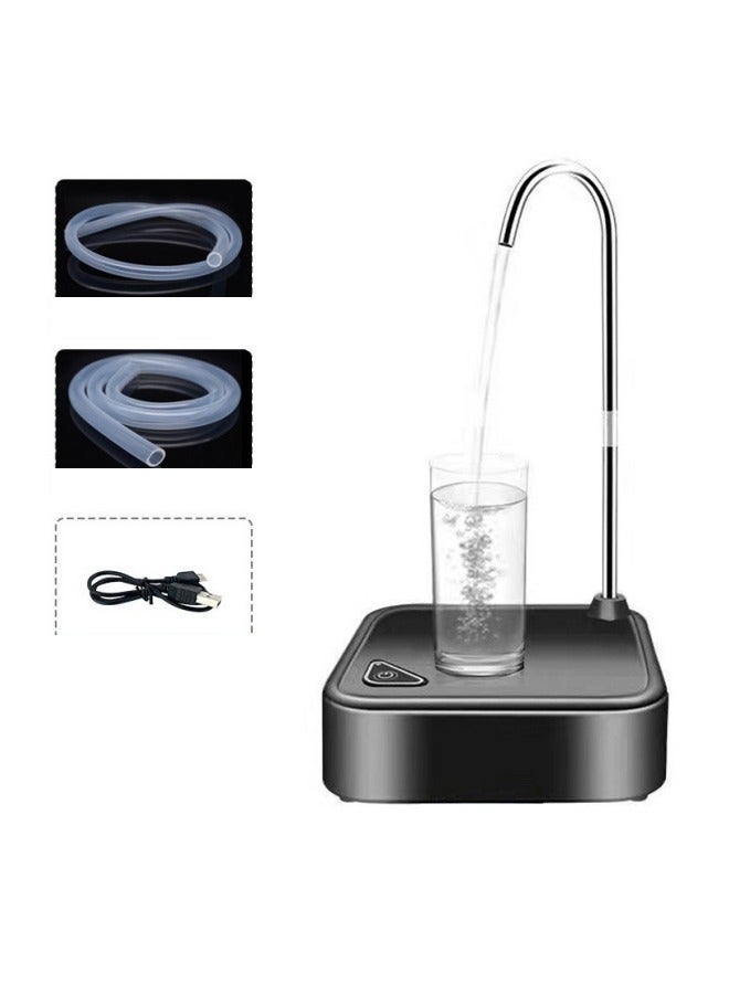 MIXDE Desktop Water Pump,5 Gallon Mini Countertop Water Bottle Pump,Smart USB Rechargeable Water Dispenser Bottom Load For Home Office Camping Outdoor Travel - Image 2