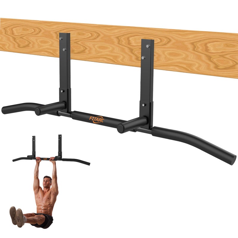 Fitarc Joist Mount Pull Up Bar, Chin Up Bar Ceiling Mount, Heavy Duty Home Gym Workout Equipment, 42 in Wide -Patent Pending - Image 1