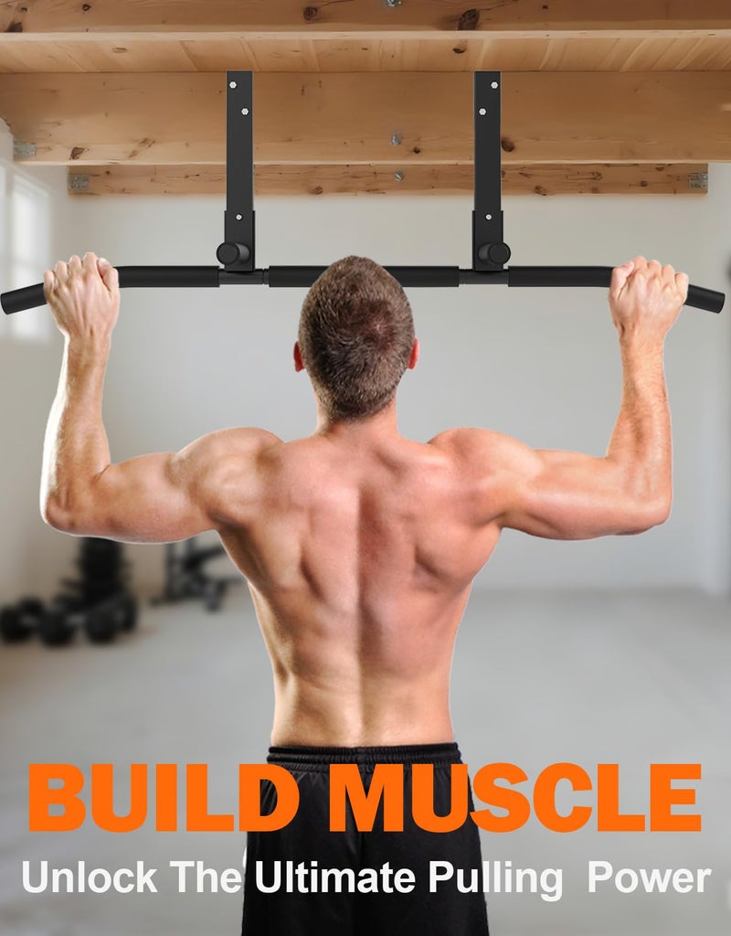 Fitarc Joist Mount Pull Up Bar, Chin Up Bar Ceiling Mount, Heavy Duty Home Gym Workout Equipment, 42 in Wide -Patent Pending - Image 5