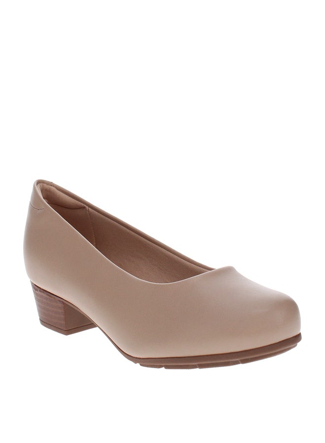 MODARE Solid Open Toe Block Heel Shoes - Image 3