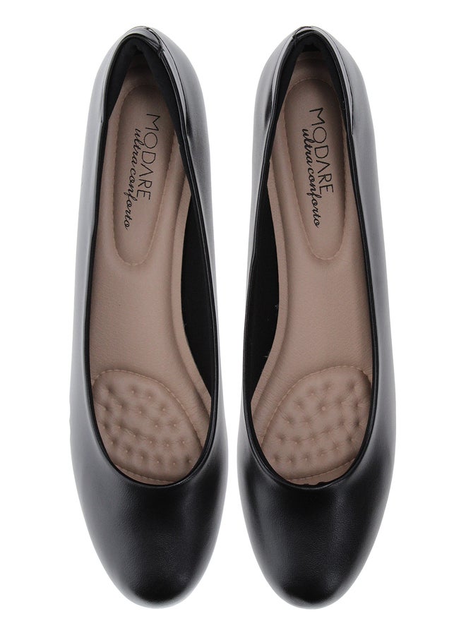 MODARE Solid Open Toe Block Heel Shoes - Image 2