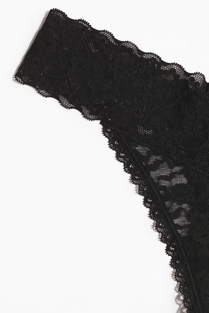 H&M 5-pack lace thong briefs