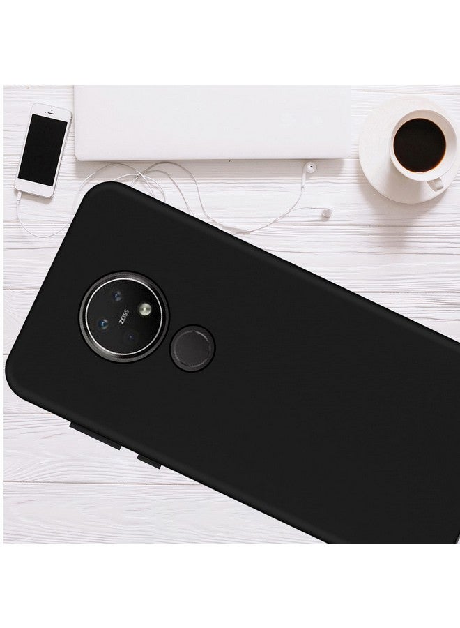 hello zone غلاف خلفي ناعم حصري غير لامع من هيلو زون لهاتف نوكيا 7.2 - أسود - Image 5