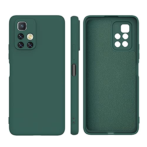 Winble Soft Silicone Camera Protection Protective Back Cover for Mi Redmi 10 Prime (Green) - Image 2