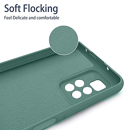 Winble Soft Silicone Camera Protection Protective Back Cover for Mi Redmi 10 Prime (Green) - Image 3