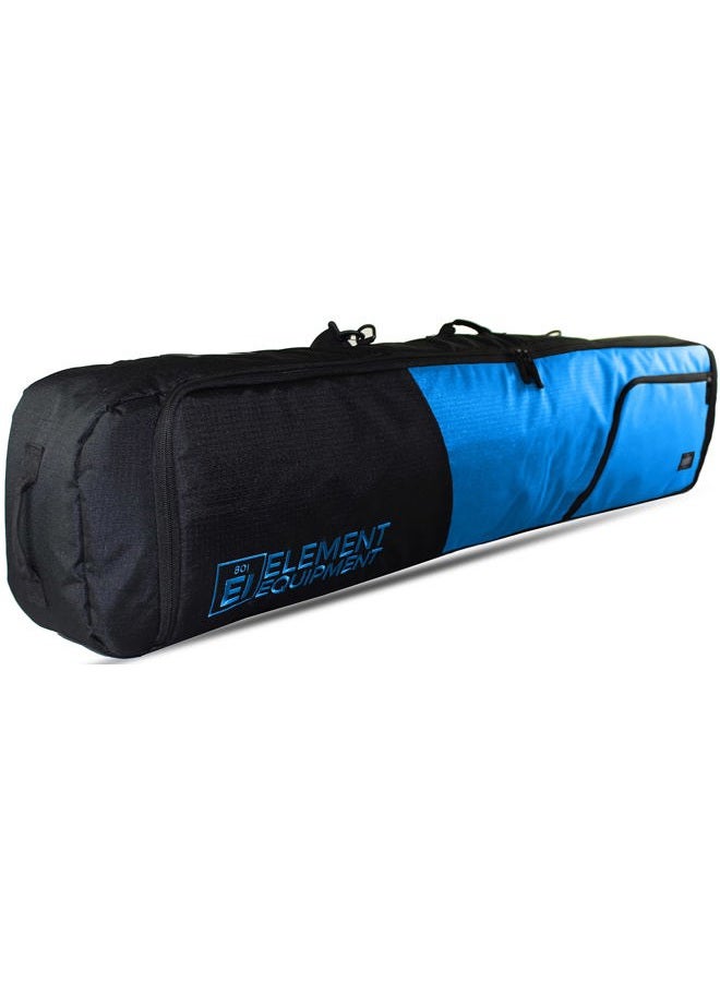Element Equipment Deluxe Padded Snowboard Bag - Premium High End Travel Bag Blue Ripstop 157 - Image 1