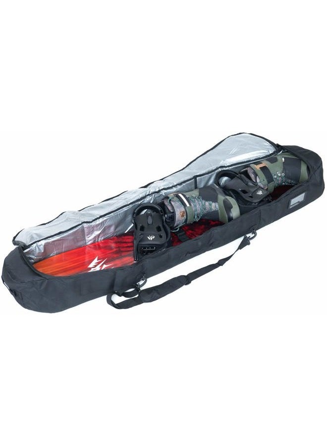 Element Equipment Deluxe Padded Snowboard Bag - Premium High End Travel Bag Blue Ripstop 157 - Image 3