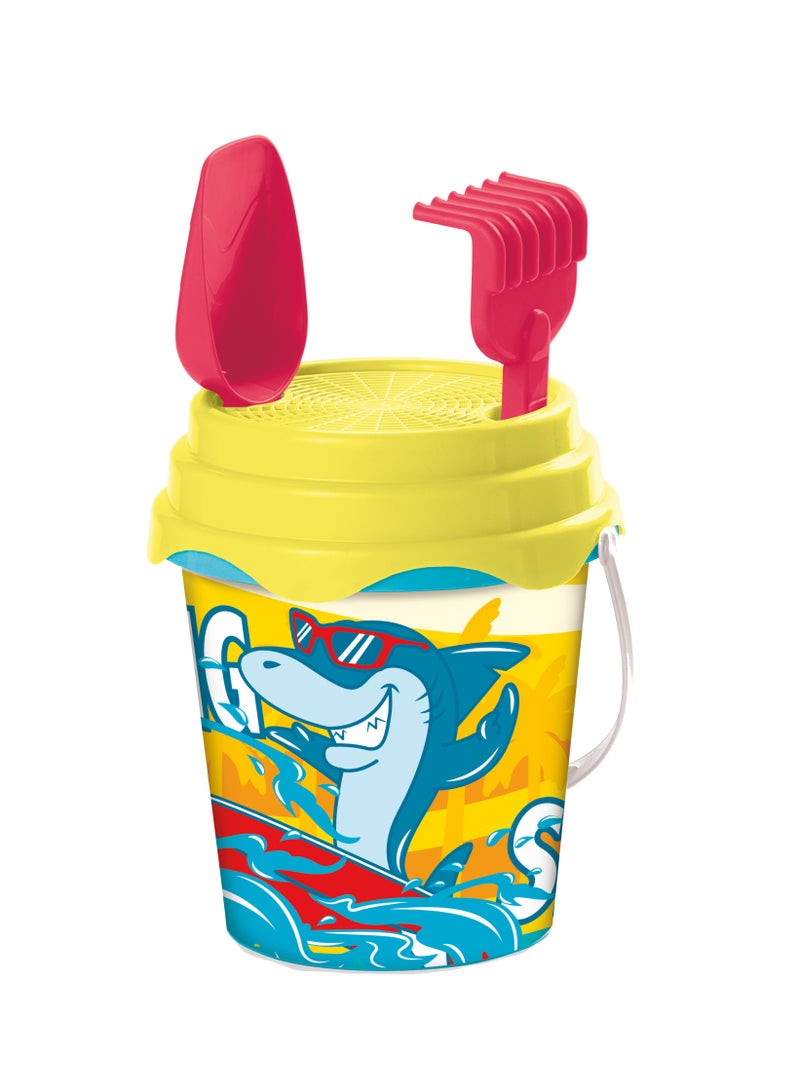 Mondo Surfing Shark Bio Bucket Set 17cm | Beach and Water Toys | Sand Bucket | Summer Toys | Perfect gift for Kids and Toddlers - Image 2