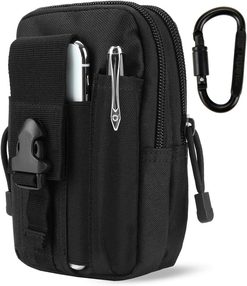 DOUNTO Tactical Waist Pouch EDC Molle Waist Bag Belt Phone Pouch Holster Purse Carrying Pouch for Smartphone, Tools - Image 1