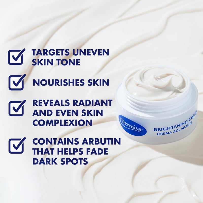 Dermisa Brightening Cream with 4 Natural Botanical Extracts | Helps to Brighten and Hydrate Skin | Contains Kojic Acid, Licorice Extract, Arbutin and Indian Gooseberry (Amla) | 1.5 oz | Pack of 1 - Image 4