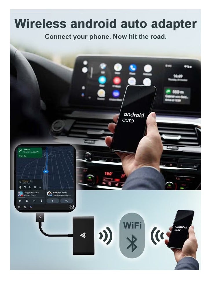 Android Auto Wireless Adapter/Dongle Android Wired to Wireless Adapter Converter for OEM Factory Wireless Car Adapter - Image 3