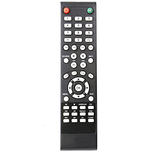 WINFLIKE Replace Universal Remote Control fit for Element TV LDFW406 ELCFT262 ELDFW322 ELCFW326 ELCFW329 ELDFT404 ELCFW328 ELDFW464 ELDFT465J ELDFQ501J ELEFQ501J ELGFW601 ELDFW501 ELEFW193 ELEFJ191 ELEFT195 - Image 1
