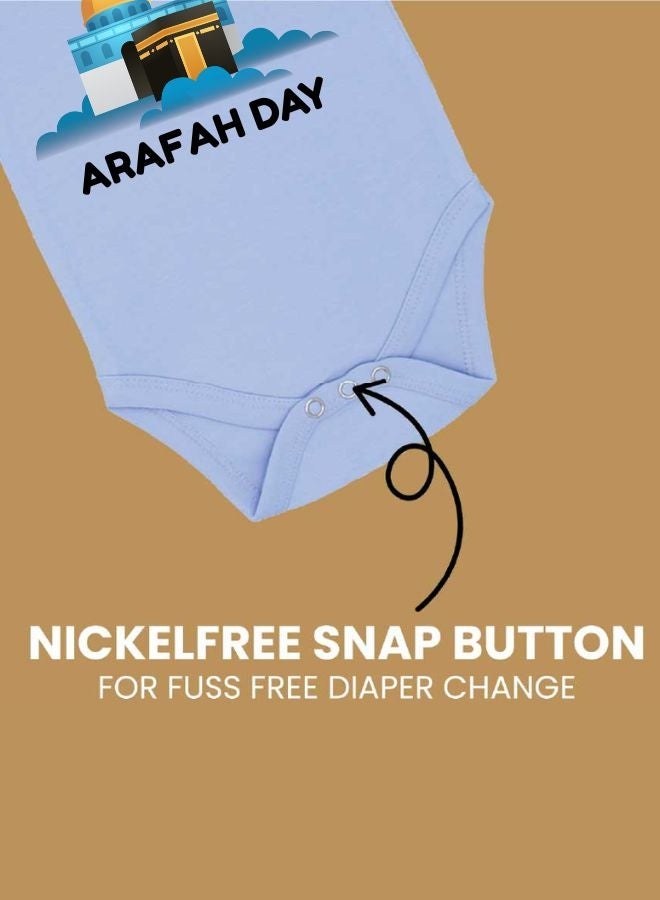 PRINTSHOP4ME Arafah Day Baby Romper|Short Sleeve Cotton Romper|Eid & Hajj Baby Outfit  - Image 4