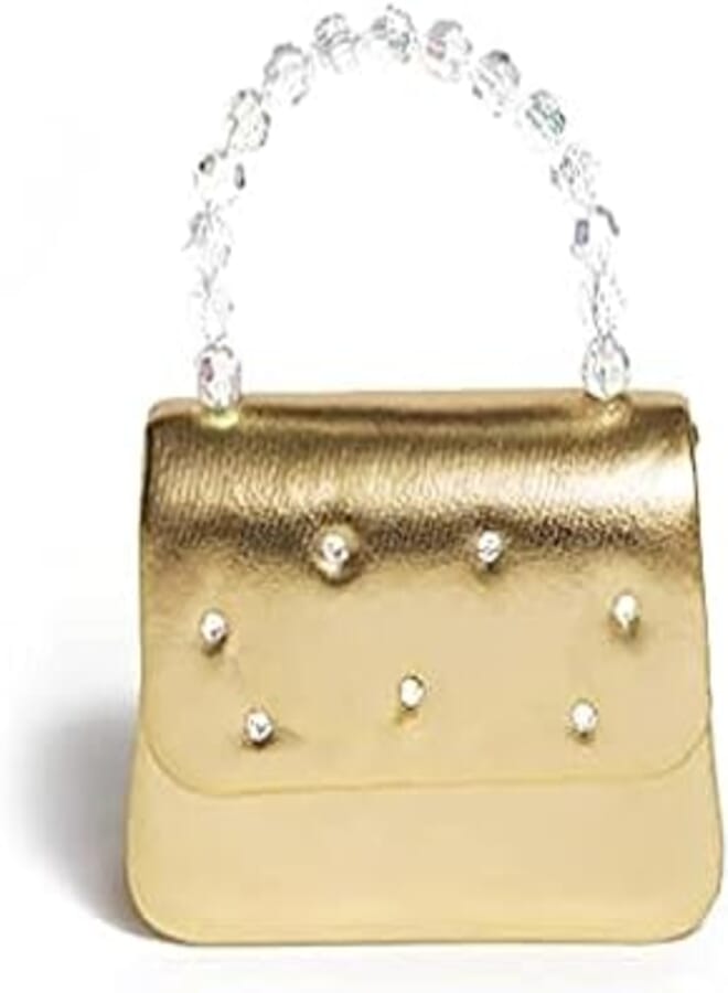 Hamleys 143602 Luvley Snow Princess Bag - Gold - 2724599748225