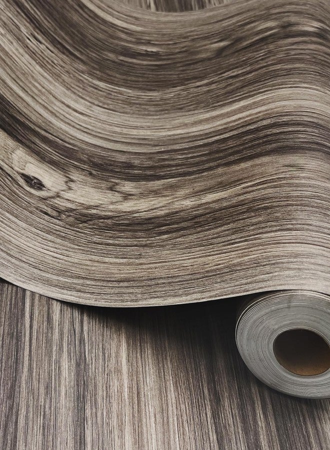 auxua Wood Grain Peel and Stick Floor Tiles - 11.8” Width, Full Roll Length of 118" - Versatile Design for Any Space, Self Adhesive Vinyl Flooring, Waterproof and Non-Slip Features - Image 1