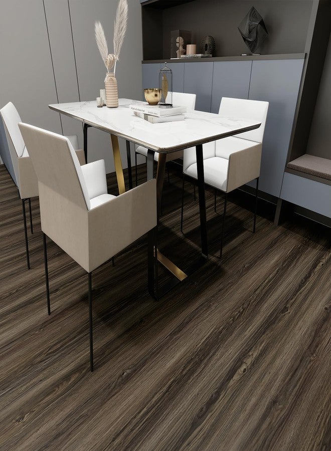 auxua Wood Grain Peel and Stick Floor Tiles - 11.8” Width, Full Roll Length of 118" - Versatile Design for Any Space, Self Adhesive Vinyl Flooring, Waterproof and Non-Slip Features - Image 5