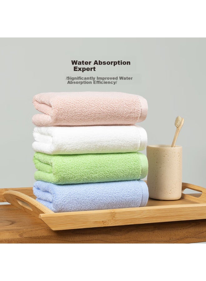 MUJI مجموعة مناشف موجي - 3 قطع من مناشف قطنية سميكة من قطن شينجيانغ الفاخر، ناعمة وصديقة للبشرة، عالية الامتصاص وسريعة الجفاف 120 جرام لكل منشفة - Image 1