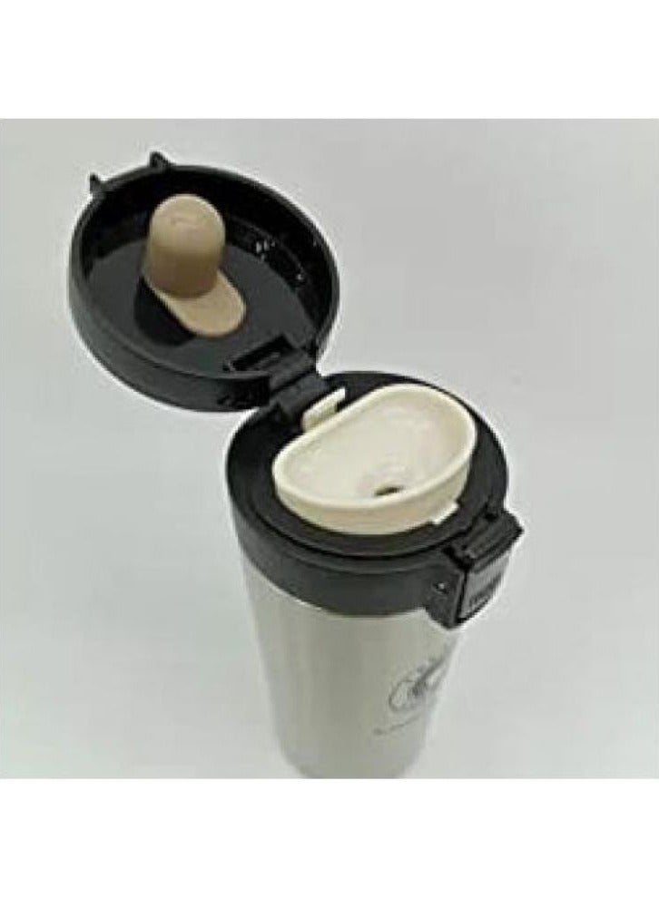 Stainless Steel Thermos With Internal Filter and Safety Lock Multicolor 380ml - Image 2