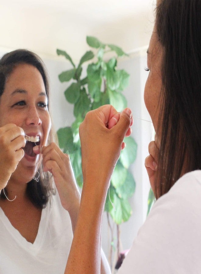 MABLE Refillable Dental Floss | Silk Dental Floss | Reusable & Refillable Stainless Steel Container | Comes with 33 Yards of Natural Silk Floss - Image 5