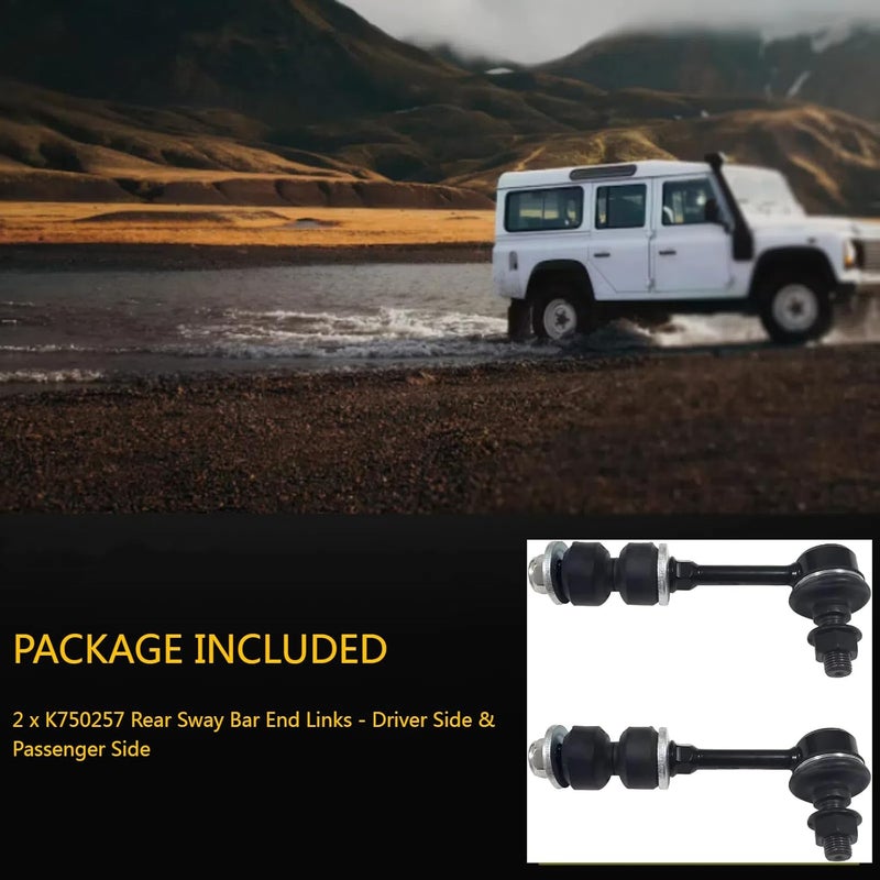 مجموعة روابط قضيب التوازن الخلفي (2 قطعة) K750257 لسيارة Toyota RAV4 موديلات 2006-2018، وروابط نهاية قضيب التثبيت الاهتزاز لسيارات Lexus NX300h موديلات 2015-2019، NX200t موديلات 2015-2017، NX300 موديلات 2018-2019. - Image 3