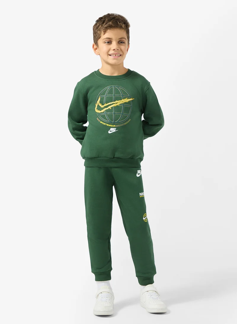 Nike Kids Fleece Crew & Pant Set
