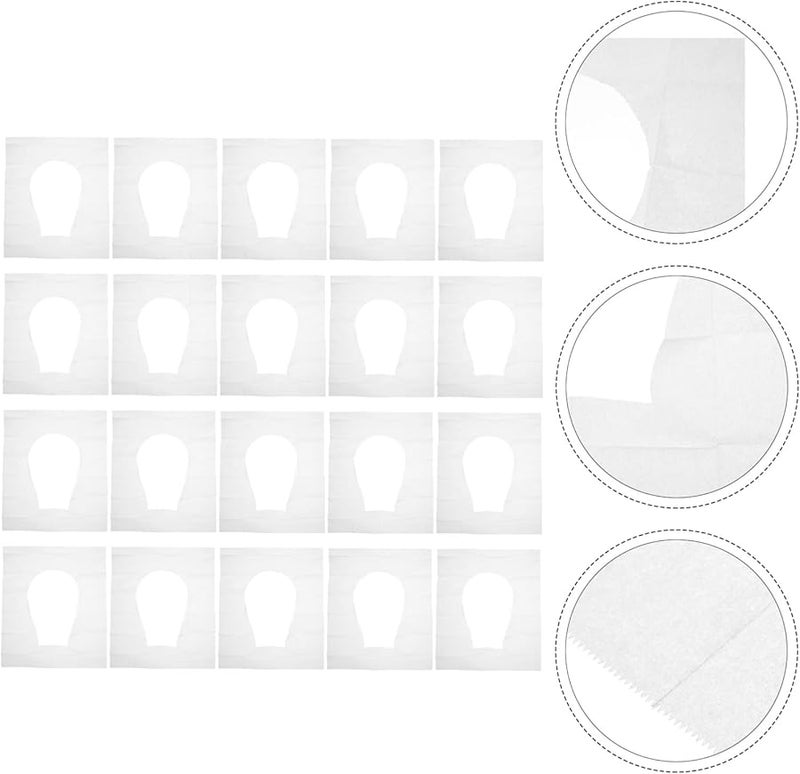 NUOBESTY أغطية مقاعد المرحاض القابلة للتصرف 200 قطعة 2 عبوة سميكة محمولة للسفر ودورات المياه العامة - Image 5