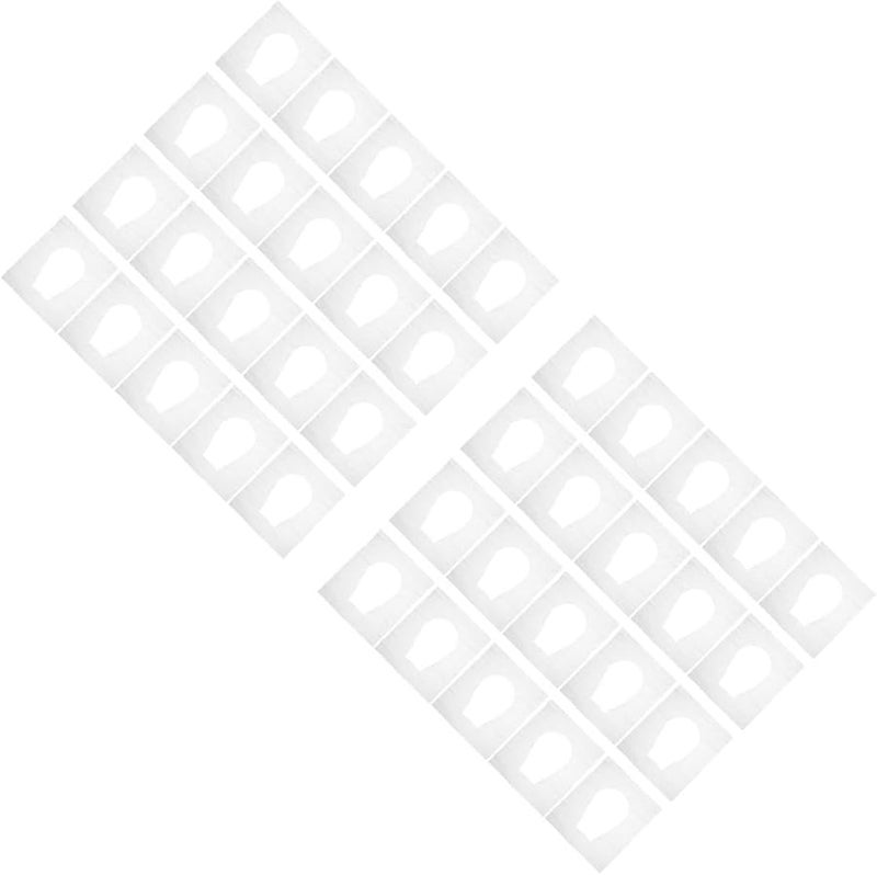 NUOBESTY أغطية مقاعد المرحاض القابلة للتصرف 200 قطعة 2 عبوة سميكة محمولة للسفر ودورات المياه العامة - Image 2