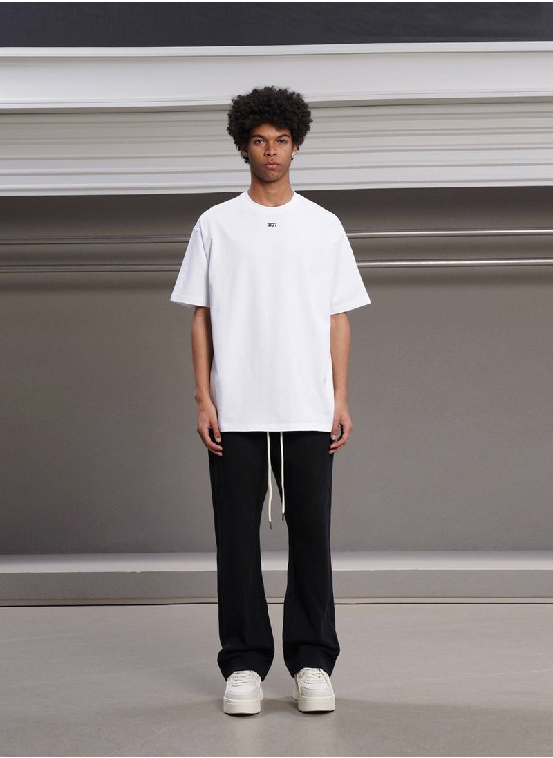 Thirty-One - 1807 oversized T-shirt simply style White Color - Image 1