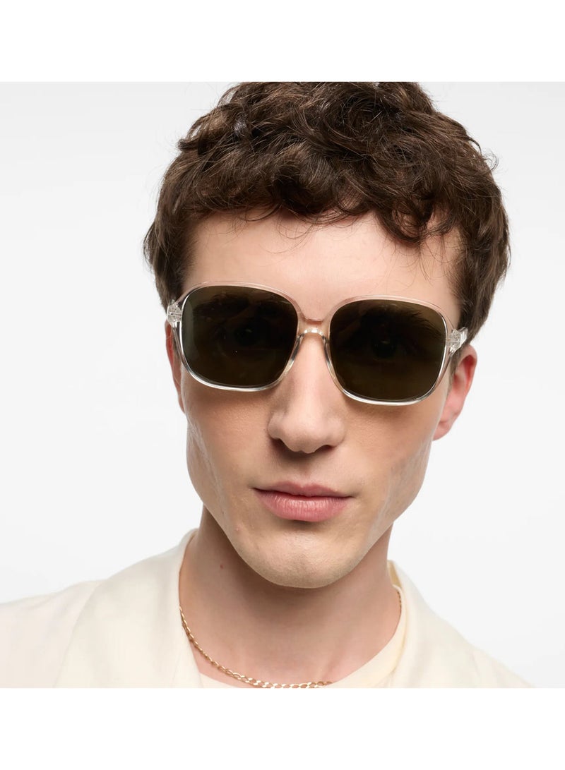 BARNER Pascal Glossy Crystal Sun - Unisex  Square Sunglasses - Image 3