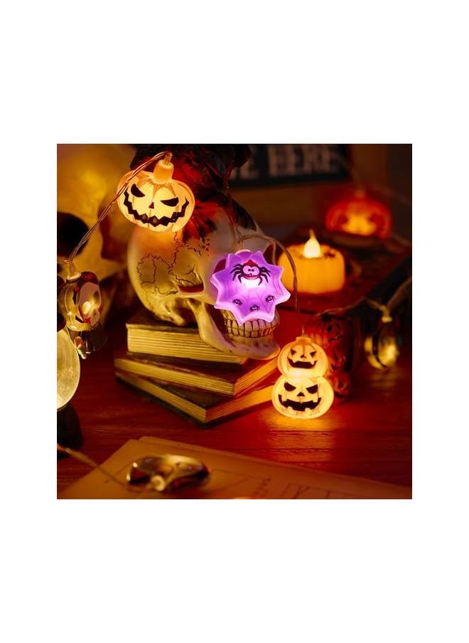 The Bros Halloween String Lights, 9.84Ft/3m 20 LED, Outdoor, Battery Operated, Timer Function, 8 Flashing Modes, Multicolor, String Light  - Image 4