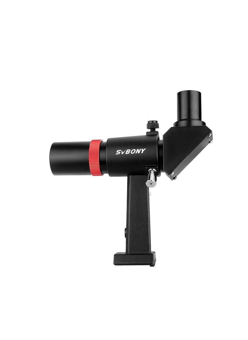 SVBONY SVBONY SV182 Finderscope, Right-Angle Correct-Image Optical Finder, 6x30 Finder Scope for Astronomy Telescope, with Crosshair and Bracket  - Image 1