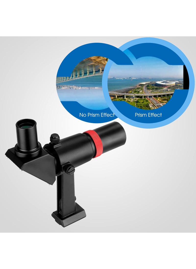 SVBONY SVBONY SV182 Finderscope, Right-Angle Correct-Image Optical Finder, 6x30 Finder Scope for Astronomy Telescope, with Crosshair and Bracket  - Image 4