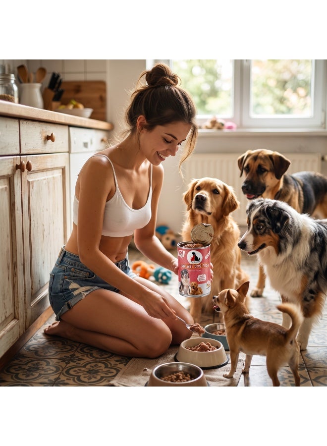 Pet Gourmet Canned Dog Food Chicken Chunk in Gravy – 375g Cans (Pack of 3, Total 1125g) | Complete Nutrition Wet Dog Food for All Breeds & Puppies with Real Chicken Meat Chunks, High Protein, Essential Vitamins & Minerals for Energy, Digestion & Coat - Image 3